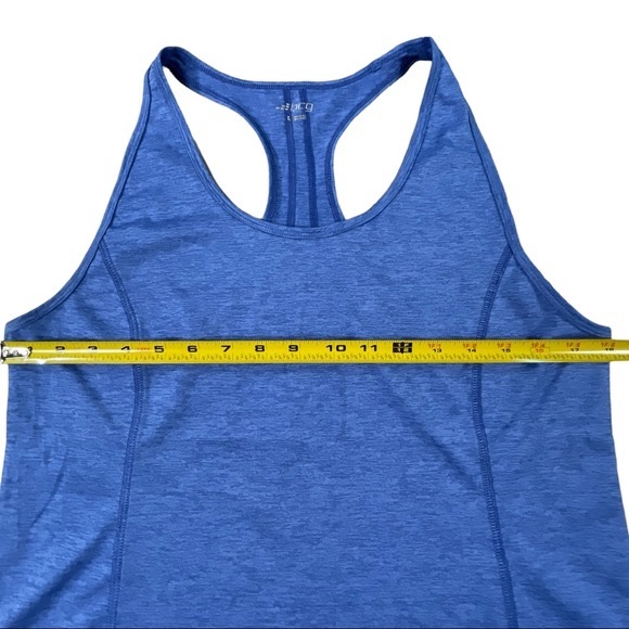 bcg size large blue silky thin athletic racerback tank top like new condition - Picture 4 of 6